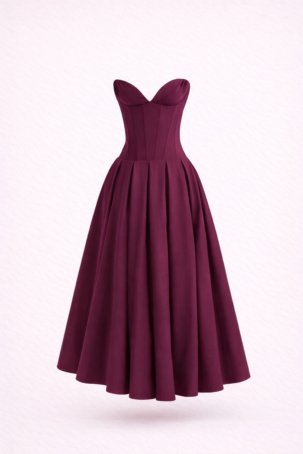 VALÉRIA—CORSET MIDI DRESS