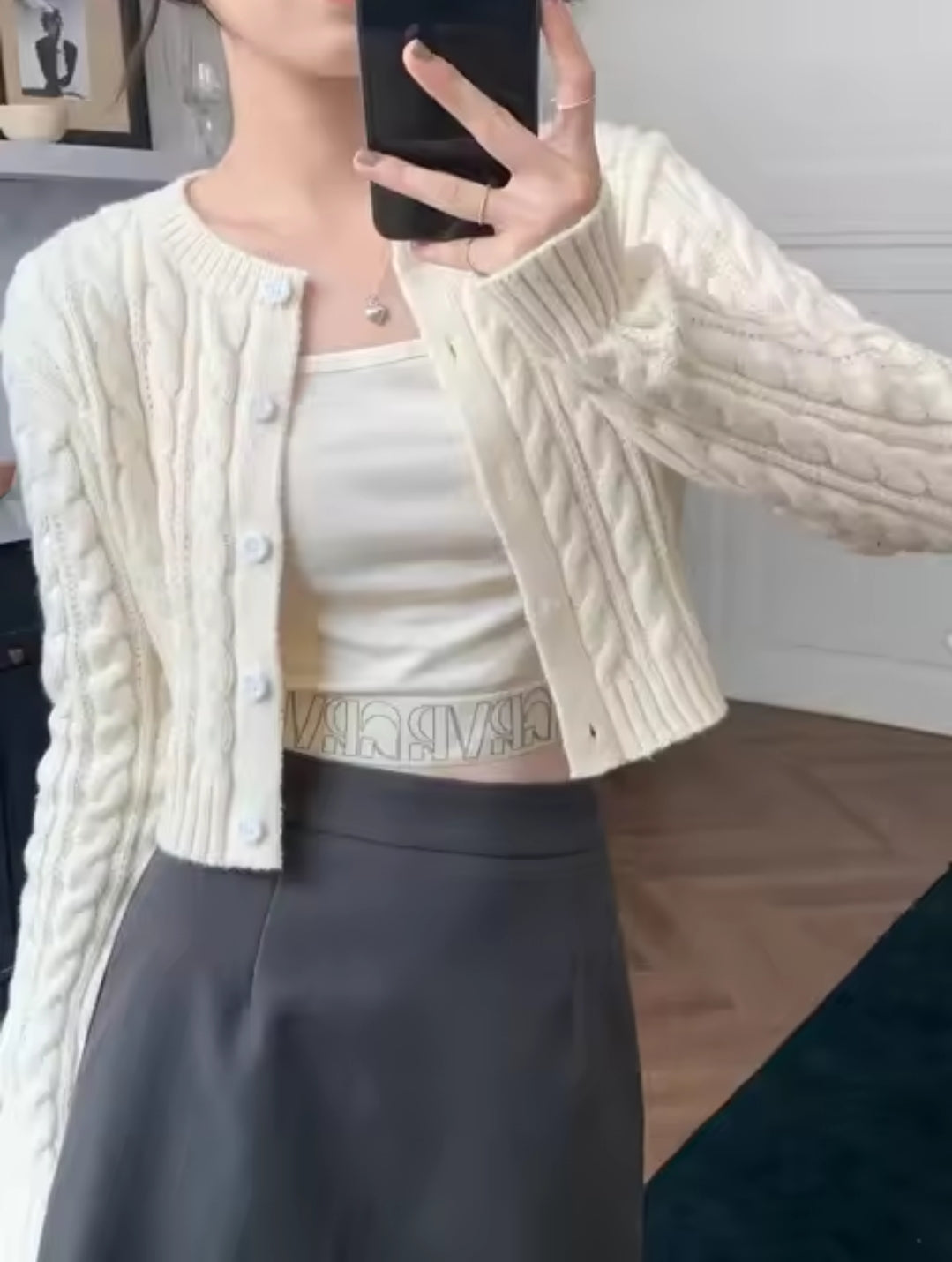Dope Crop cardigan