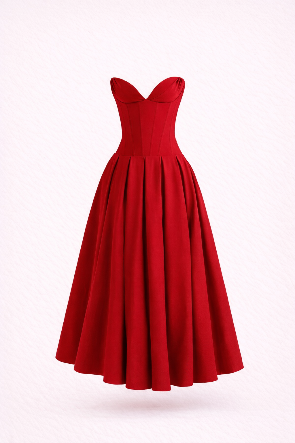 VALÉRIA—CORSET MIDI DRESS