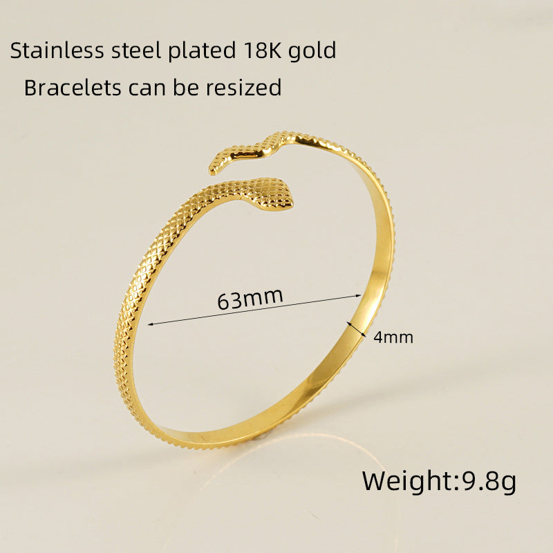 SERPENTINE CHECK BRACELET